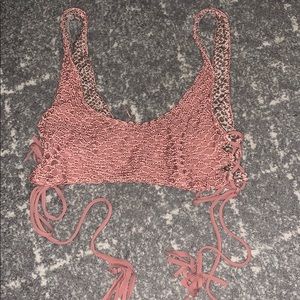 ❌sold Acacia XL hunter top lipstick crochet